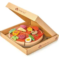 Tender Leaf Toys TENDER LEAF Playing - Pizza Party - 22,2X19X3,5Cm - Hout - 3 Jaar