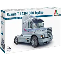 Italeri Modelbouwpakket Auto - 0736 Scania T143M 500 Torpedo Topline 4x2 - Vrachtwagen Plastic - 1:24 - Modelbouw