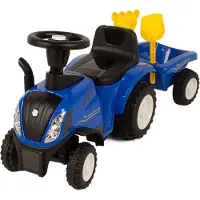 BabyTrold Tractor Ride-on Ride-on Blauw Kinderen