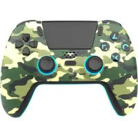 Freaks and Geeks - Wireless Bluetooth Controller for PS5- LED - Green Camo