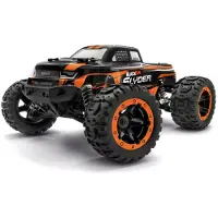 Blackzon - Slyder MT 1/16 4WD Electric Monster Truck - Orange (540099)