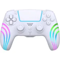 Deep Explorer Wireless Controller White PS4 / PS3 / PC