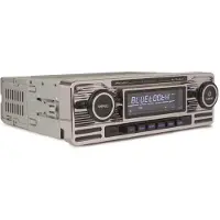 Caliber Autoradio met Bluetooth - USB, SD, AUX, FM - 1 DIN - Enkel DIN - Retro Oldtimer Look - Handsfree bellen (RMD120BT)
