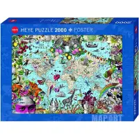 Heye Puzzel quirky world 2000 - 2000 stukjes - Kleurrijke illustraties
