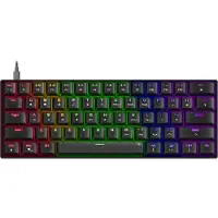 Speedlink - ATMOS RGB Rainbow Mechanical 60% Gaming Keyboard with brown switches, black - US layout