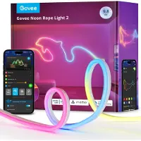 Govee slimme witte neon ledstrip 3m Matter RGBIC - flexibel