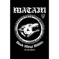 Ginza.se Watain - Black Metal Militia Textiel Poster - Zwart
