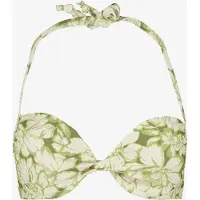 Osaga voorgevormde dames bikinitop met bloemenprint maat L