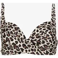 Osaga voorgevormde dames bikinitop panterprint maat L