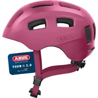 ABUS Fietshelm YOUN-I 2.0 mono red S - 48-54 cm - rood - Geschikt voor gebruik op elektrische fietsen - stadsfietsen - 240 g