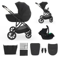 Kinderkraft Kinderwagen Prime3 PRO 3-in-1 Venezian Black