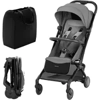 Kinderkraft PILOT 2 - Buggy - Handbagageformaat - Tot 22kg - Compact Inklapbaar - Grijs