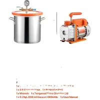 OEM Vacuümpomp, 3,5 CFM luchtverplaatsing, robuuste constructie, 3 gallon