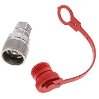 Tameson RVS DN 10 Hydraulische Koppeling Insteeknippel G 3/8 inch Binnendraad ISO 14541 D M28 x 2