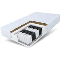 FDM Pocketvering matras Natural Max 160x200 cm met kokoslaag