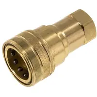 Tameson Messing DN 40 Hydraulische Koppeling Snelkoppeling G 1 1/2 inch Binnendraad ISO 7241-1 B D 44.5mm