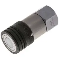 Tameson Stalen DN 19 Vlakdichtende Koppeling Snelkoppeling G 1 inch Binnendraad ISO 16028 CEJN D 30mm