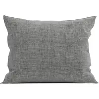 Zohome Lino Kussensloop - Antraciet - 60x70cm - Antraciet
