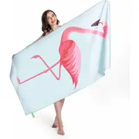 Famanu – Extra grote microvezel strandhanddoek - extra groot - 180 x 90 cm - sneldrogend - zandvrij - compact - licht - badhanddoek - reishanddoeken voor volwassenen - vrouwen en mannen