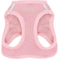 Famanu – Alle weersomstandigheden mesh - reflecterend - anti-trek harnas voor kleine - middelgrote honden en katten - veilig met klittenband sluiting - gesp - dubbele D-ringen