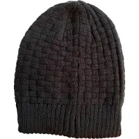 AWR Deluxe Heren Muts / Beanie | Hoogwaardige Kwaliteit | One Size - Zwart