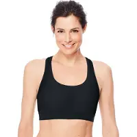 AWR Hoogwaardige Kwaliteit Dames Sport BH - SportBeha | Zwart - S/M
