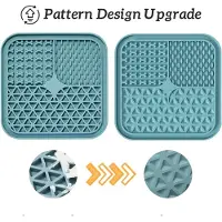 Famanu – Lukmat voor honden, likmat voor puppy's en katten, 2 stuks, voor huisdieren, angstvermindering en langzaam voeden, gemakkelijk te reinigen, levensmiddelenkwaliteit, siliconen, BPA-vrij