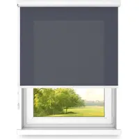 Time4blinds Vrijhangend Rolgordijn in Aluminium Cassette – Keukenzonwering voor Ramen – Slaapkamerjaloezieën voor Ramen – Rolluiken voor Ramen voor Binnen – 700x1200mm – Grafiet – Rechtszijdig