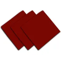 Famanu - Katoenen Servetten – 3 stuks 45x45 cm – Rood – Herbruikbare Luxe Tafeldecoratie
