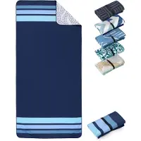 Famanu – Microvezel strandhanddoek groot - licht en sneldrogend – 100% gerecyclede microvezel handdoek – 200cmx90 cm of 160cmx90cm