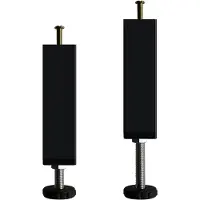 Famanu – 2 stuks verstelbare middensteunpoten voor bedframe 25–32 cm metalen bedpoten