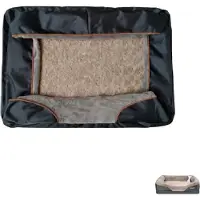 Famanu – Grote Hoes voor Traagschuim Hondenbed – Afneembare en Wasbare Bedovertrek voor Hondenbedden van 119 x 84 cm -Slijtvast en Zacht