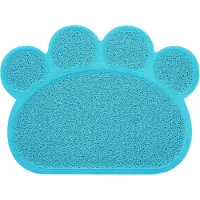 Famanu – Kattenbakvulling Mat - Waterdichte Urinebestendige Kattenbakken Trapper Mat Voerbak Placemat Kattenbakvulling Trapping Pad Kattenbakvulling Catcher (klauwvorm)