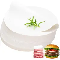 Famanu – Hamburgerpapier 1000 vellen Ø13 cm, antiaanbak scheidingspapier voor burgerpers en grill