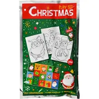 Creative toys XMAS - Play Set - With wax crayons and "coloring cards" (36 pcs.) (1317)
