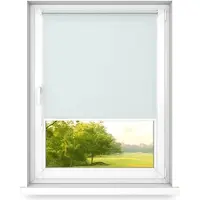 Time4blinds mini rollo basic - Rolgordijn - Niet-invasief - Raamrolgordijn binnen zonder boren - Niet-invasieve handgrepen - Dimmen rollo - 800x1900mm Lichtgrijs - Bediening aan de Rechterkant