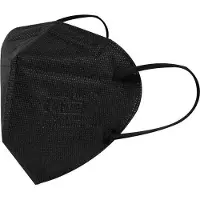 AWR Hoogwaardige Medische FFP2 (KN-95) Mondkapjes / Mondmaskers | Medisch Gecertificeerde Mondmaskers | 5 Stuks - Zwart