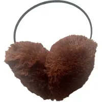AWR Kwalitatieve Dames Plush Oorwarmers - One Size - Paars