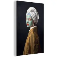 MuchoWow Aluminium schilderij 120x180 cm - Wanddecoratie metaal - Iconisch - Modern - Kleurrijk - Metalen muurdecoratie woonkamer - Decoratie industrieel - Foto op dibond - Industriële accessoires slaapkamer