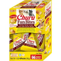Ciao Kattensnack Churu Fun Bites Kip, Tonijn En Kaas 12 G 8 Stuks