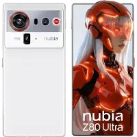 Nubia Z80 Ultra 5 G ontgrendelde Android-smartphone, Snapdragon 8 Elite (Gen 5), 50 MP AI-driecamera, 80 W draadloos opladen, 6,8 inch 144Hz AMOLED volledig scherm, gaming-smartphone, 16 GB+512 GB