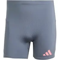 Adidas Sportbroek 'ADIZERO' basaltgrijs / rosa