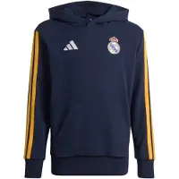 Adidas Real Madrid DNA Hoodie 2026-2027 Kids Donkerblauw Oranje Wit