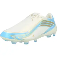Adidas F50 Messi Pro Gras Voetbalschoenen (FG) Wit Lichtblauw Goud