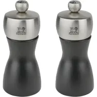 Peugeot Peper- en Zoutmolen Fidji Mat Zwart / Inox 12 cm