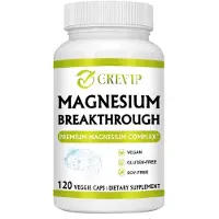 Grevip Magnesium Breakthrough 503 mg (120 capsules) voedingssupplement – slaap, anti-aging, hersenen, zenuwen, cognitieve functie