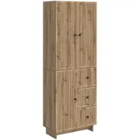 vidaXL Kast Set 2 st Bewerkt hout