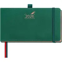 Famanu – Pocketagenda 2026 9 x 16,5 cm liggend weekoverzicht bosgroen