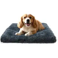 Famanu – Hondenbed, kattenbed, klein hondenkussen, wasbare, pluizige hondenmat, lange pluche, zachte bekleding, multifunctionele hondenmandmatras, don