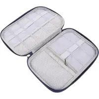 Famanu - Reis tech organizer waterdicht, kabel organizer voor oordopjes, opladers en accessoires, duurzaam en herbruikbaar voor vakantie en zakenreis